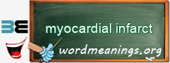 WordMeaning blackboard for myocardial infarct